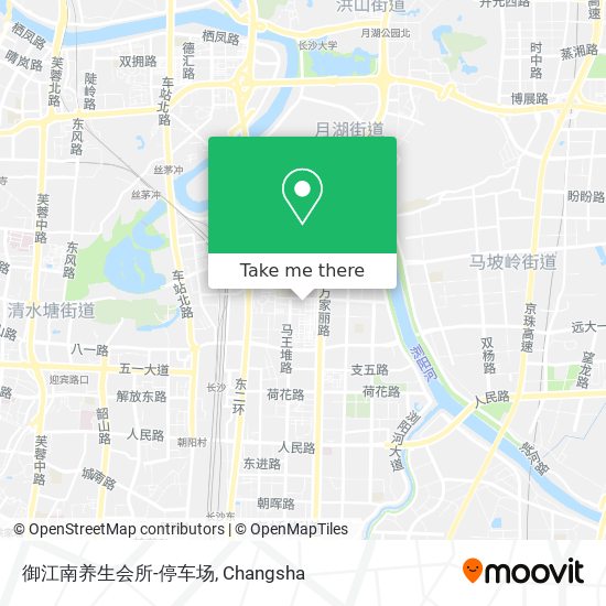 御江南养生会所-停车场 map
