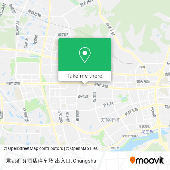 君都商务酒店停车场-出入口 map