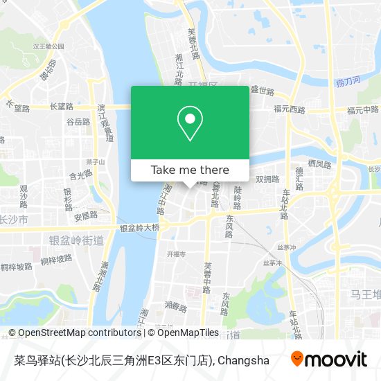 菜鸟驿站(长沙北辰三角洲E3区东门店) map