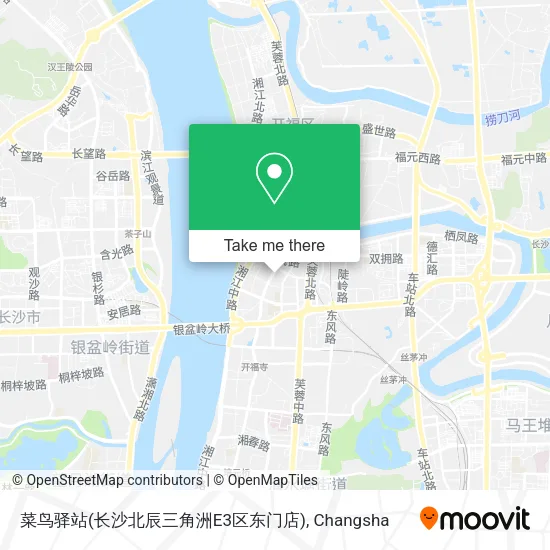 菜鸟驿站(长沙北辰三角洲E3区东门店) map
