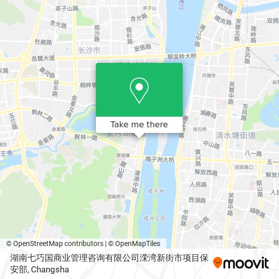 湖南七巧国商业管理咨询有限公司溁湾新街市项目保安部 map