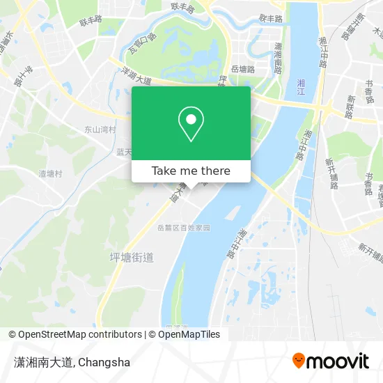 潇湘南大道 map