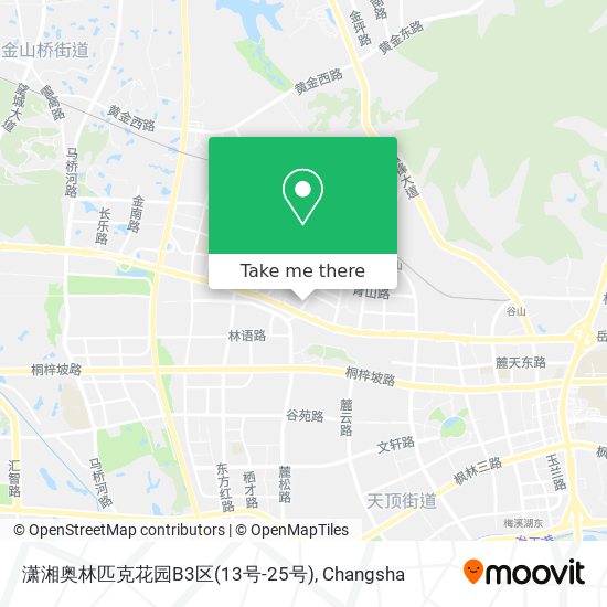 潇湘奥林匹克花园B3区(13号-25号) map