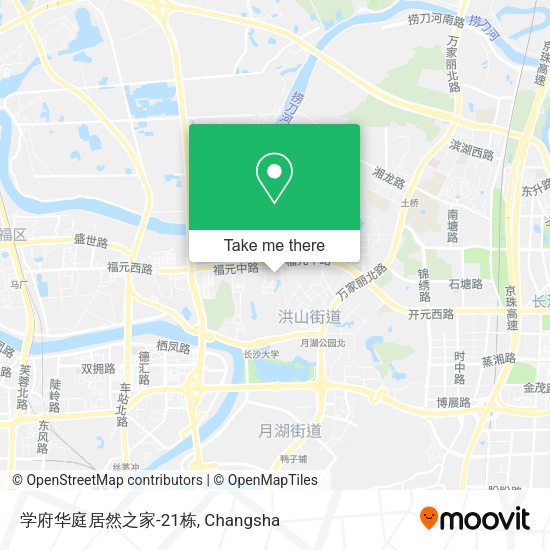 学府华庭居然之家-21栋 map