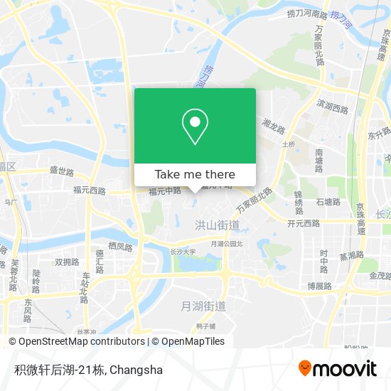 积微轩后湖-21栋 map