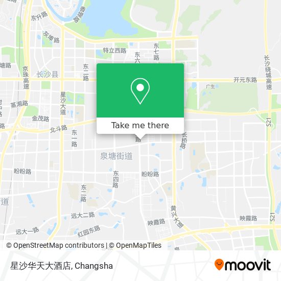 星沙华天大酒店 map