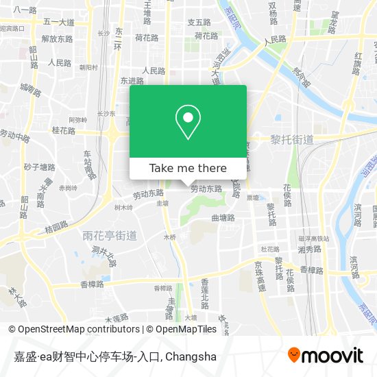 嘉盛·ea财智中心停车场-入口 map