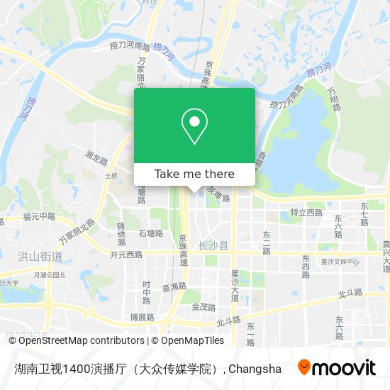 湖南卫视1400演播厅（大众传媒学院） map