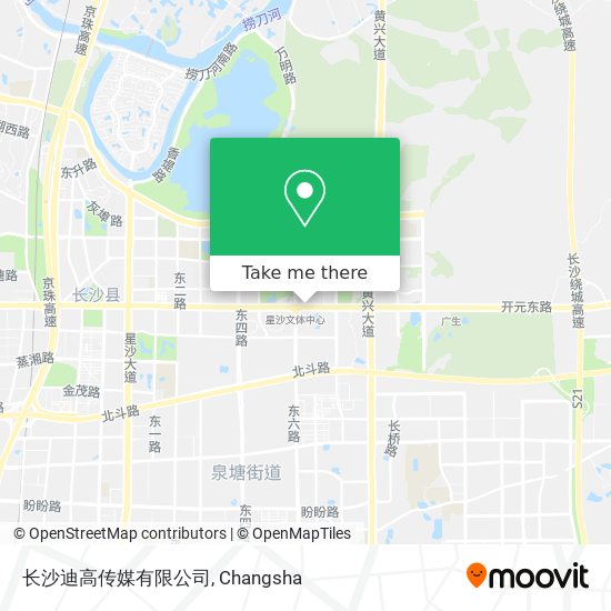 长沙迪高传媒有限公司 map