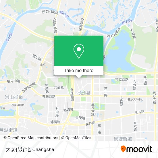大众传媒北 map