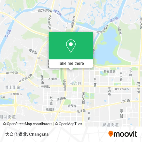 大众传媒北 map