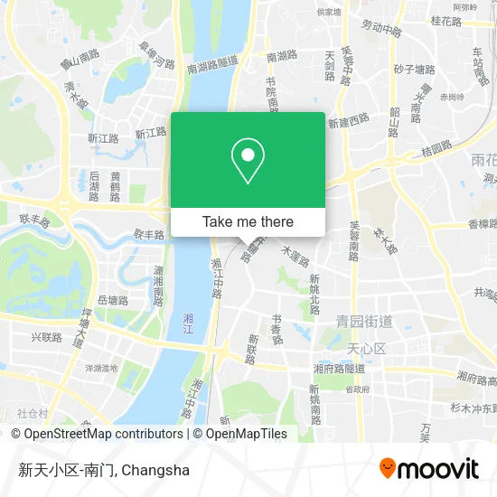 新天小区-南门 map
