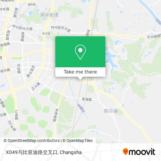 X049与比亚迪路交叉口 map