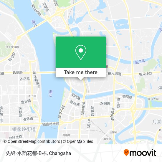 先锋·水韵花都-B栋 map