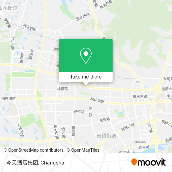 今天酒店集团 map