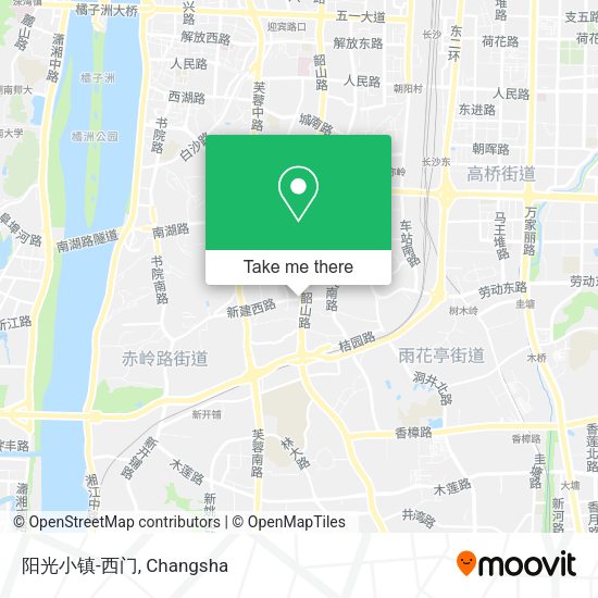 阳光小镇-西门 map