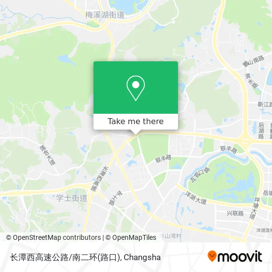 长潭西高速公路/南二环(路口) map