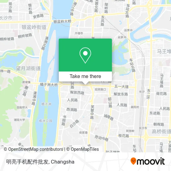明亮手机配件批发 map