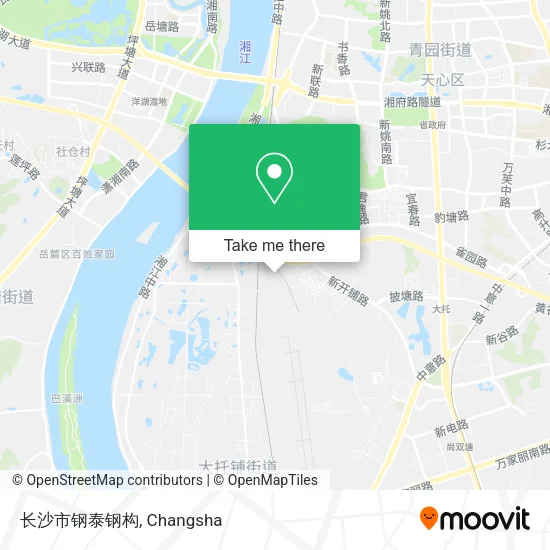 长沙市钢泰钢构 map