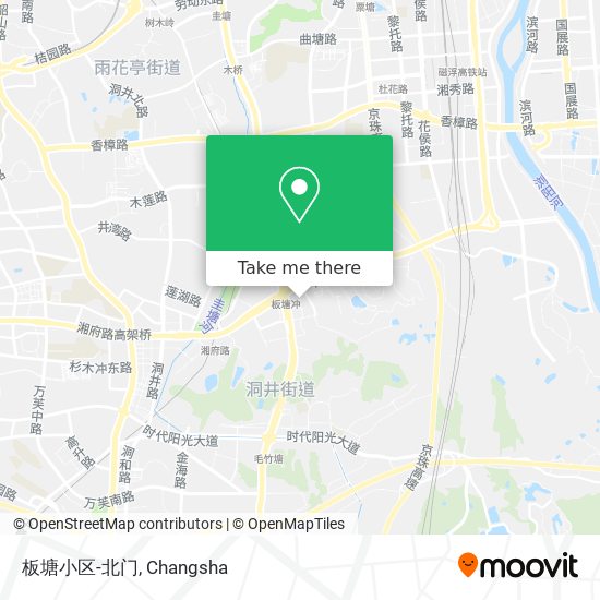 板塘小区-北门 map