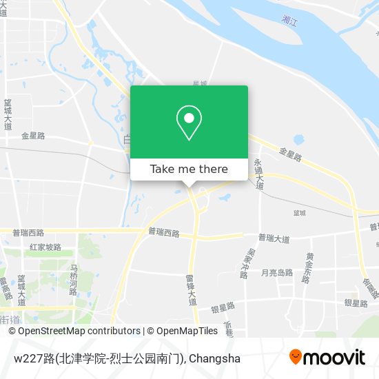 w227路(北津学院-烈士公园南门) map