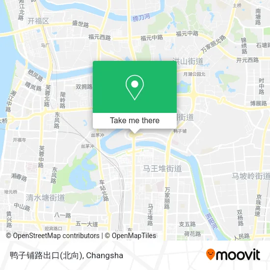 鸭子铺路出口(北向) map