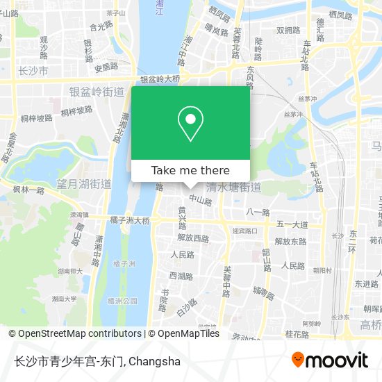 长沙市青少年宫-东门 map