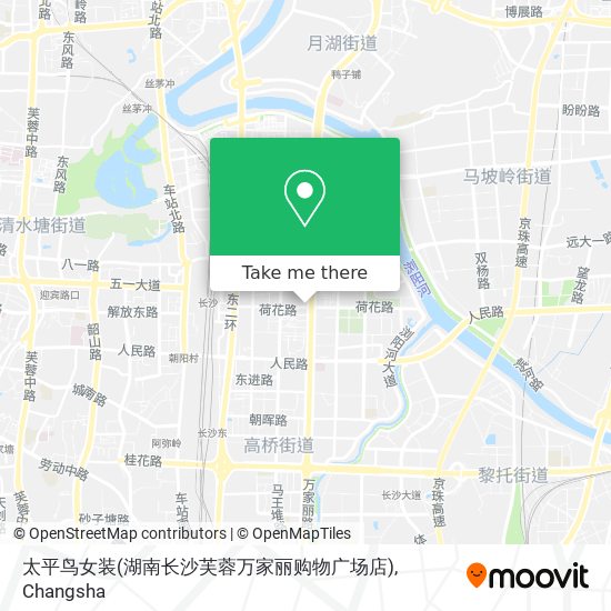 太平鸟女装(湖南长沙芙蓉万家丽购物广场店) map