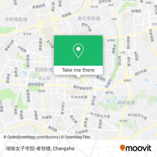 湖南女子学院-睿智楼 map