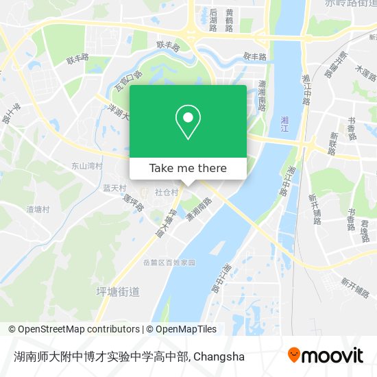 湖南师大附中博才实验中学高中部 map