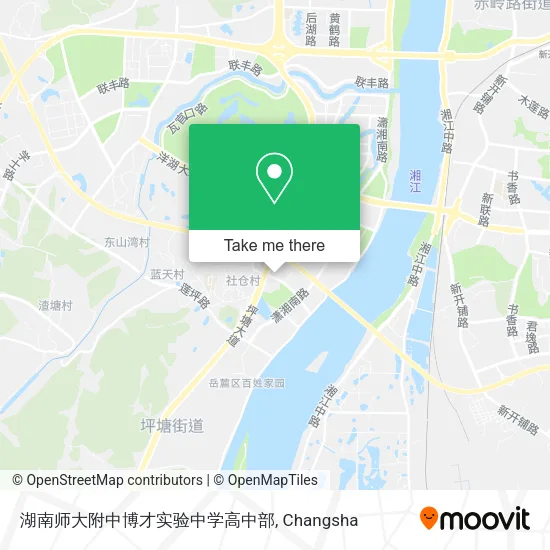湖南师大附中博才实验中学高中部 map