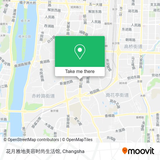 花月雅地美容时尚生活馆 map