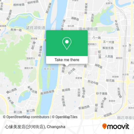 心缘美发店(沙河街店) map