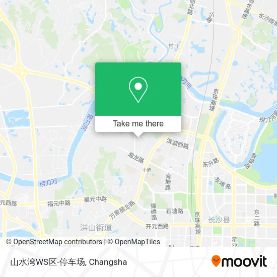 山水湾WS区-停车场 map