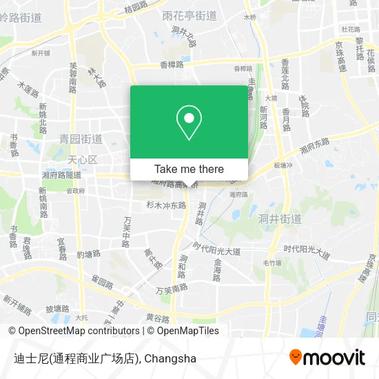 迪士尼(通程商业广场店) map