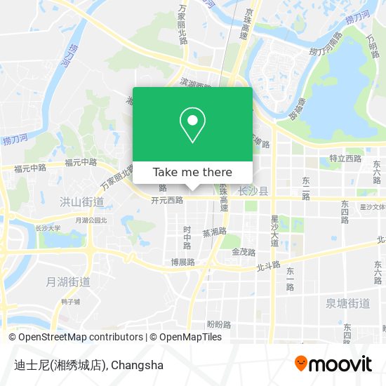 迪士尼(湘绣城店) map