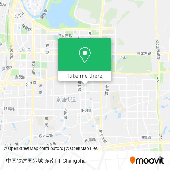 中国铁建国际城-东南门 map