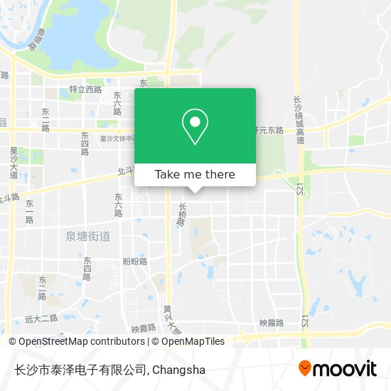 长沙市泰泽电子有限公司 map
