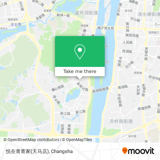 悦在青青家(天马店) map