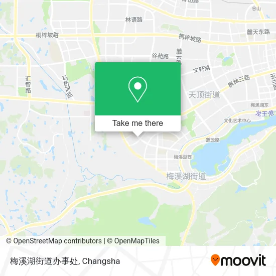 梅溪湖街道办事处 map