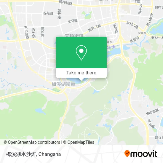 梅溪湖水沙滩 map