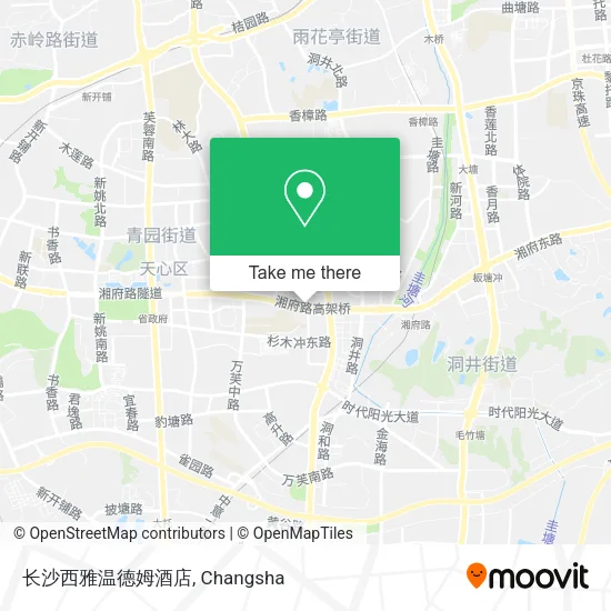 长沙西雅温德姆酒店 map
