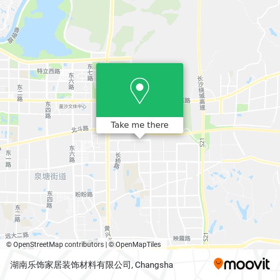 湖南乐饰家居装饰材料有限公司 map