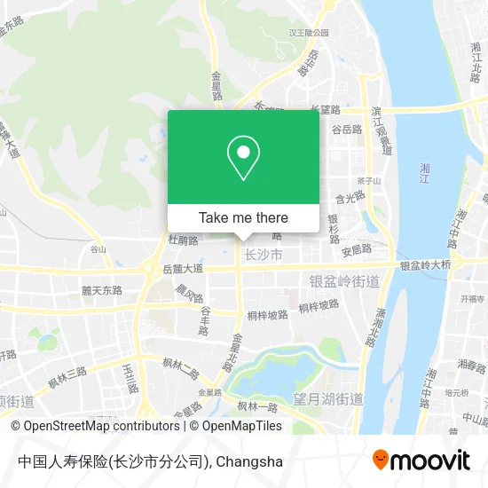 中国人寿保险(长沙市分公司) map
