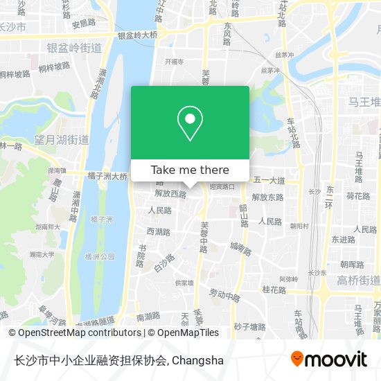长沙市中小企业融资担保协会 map