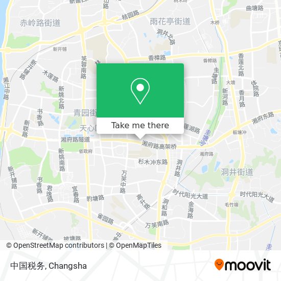 中国税务 map