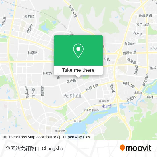 谷园路文轩路口 map