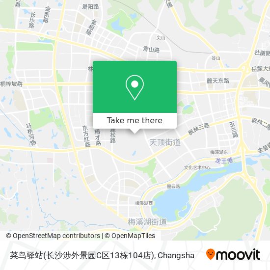 菜鸟驿站(长沙涉外景园C区13栋104店) map