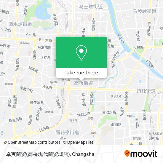 卓爽商贸(高桥现代商贸城店) map