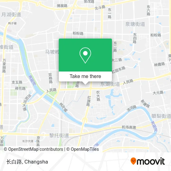 长白路 map
